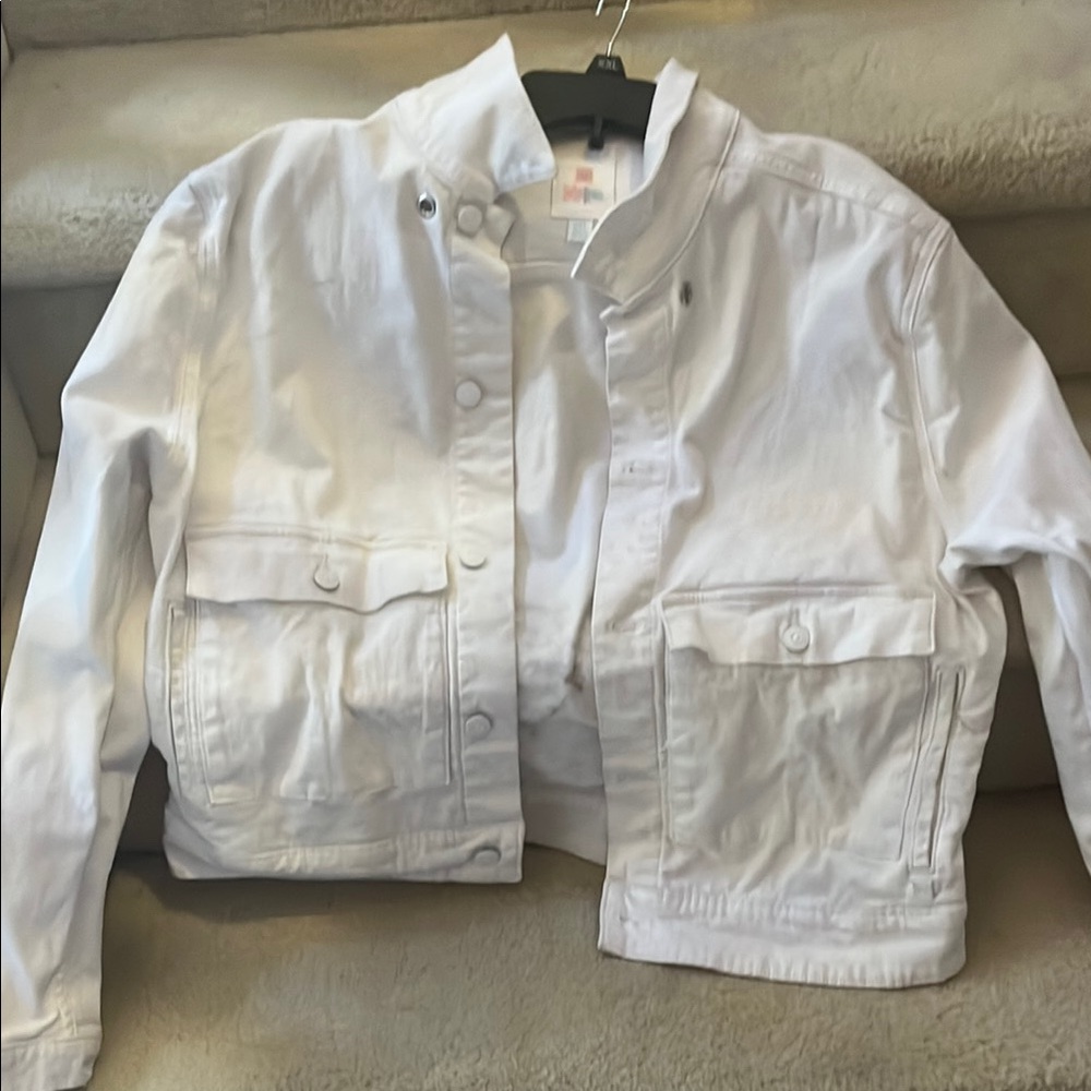 White Denim Jacket